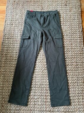 Women’s Olive Green Cargo Pants - Classic Utility Style